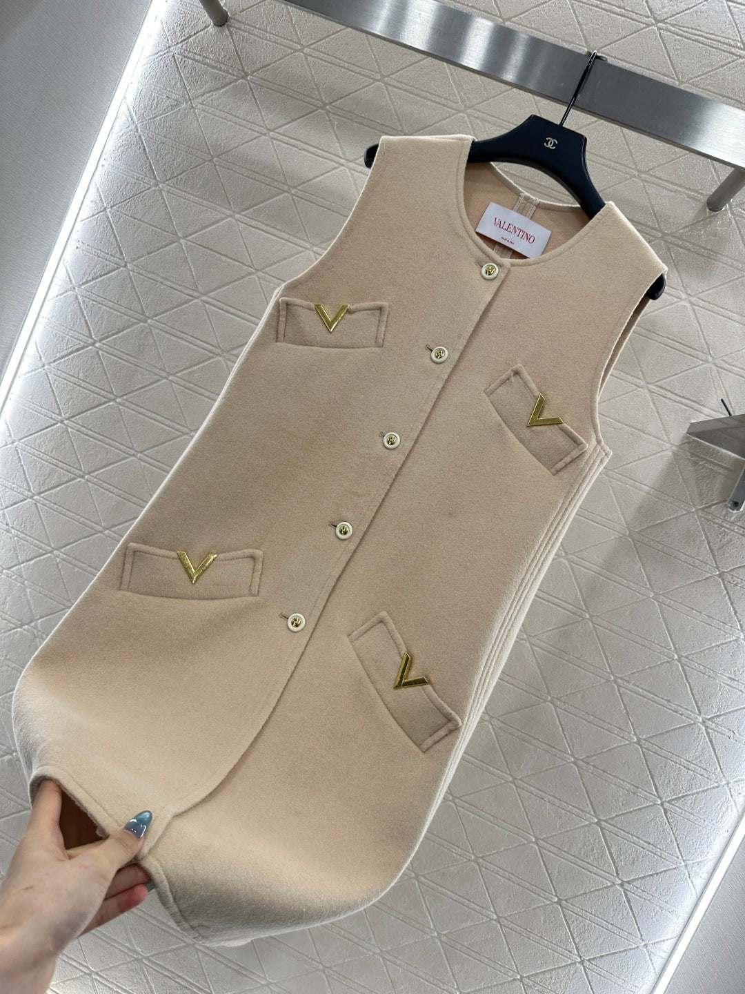 25fw Double sided nylon pocket vest