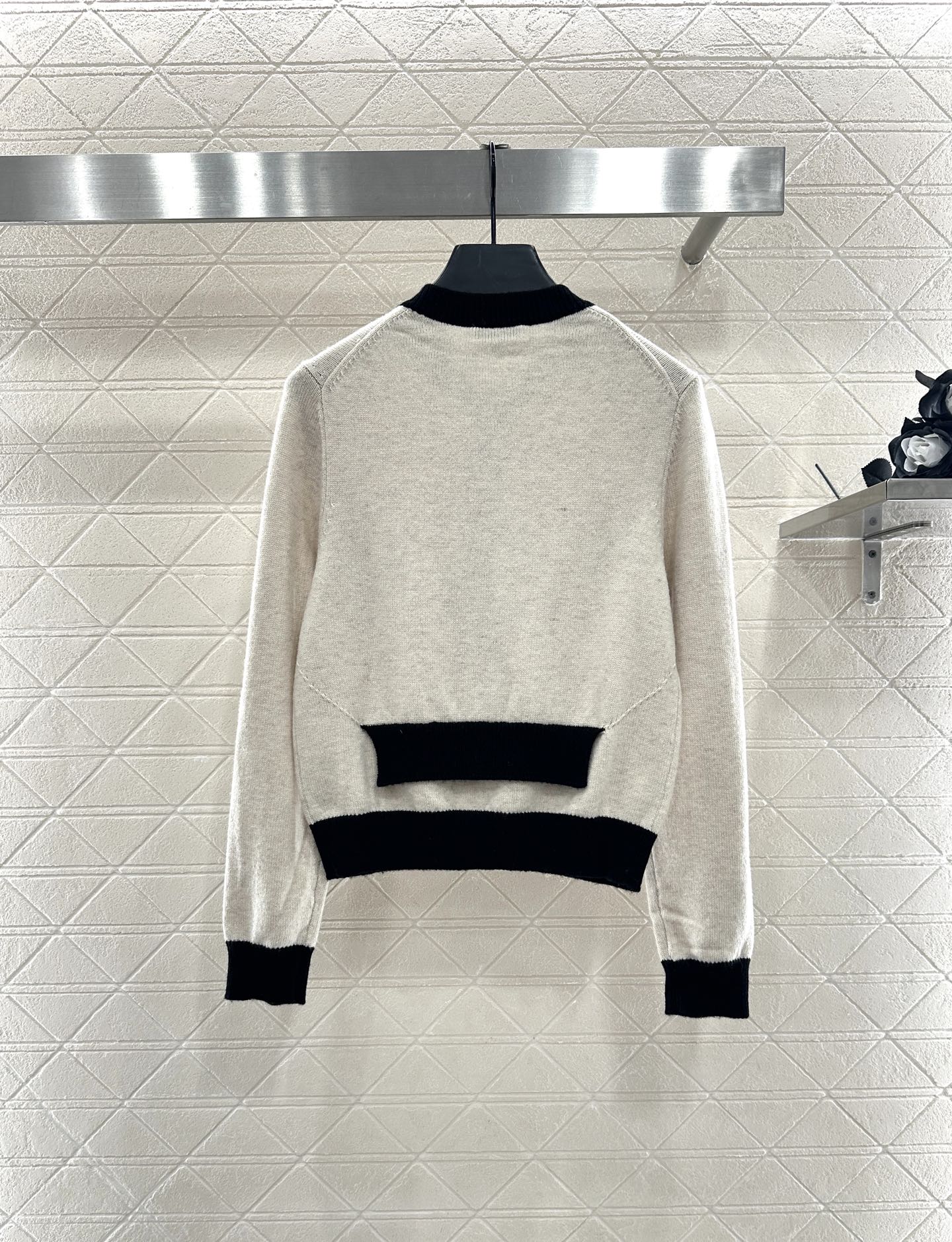 25fw Color blocking pocket sweater