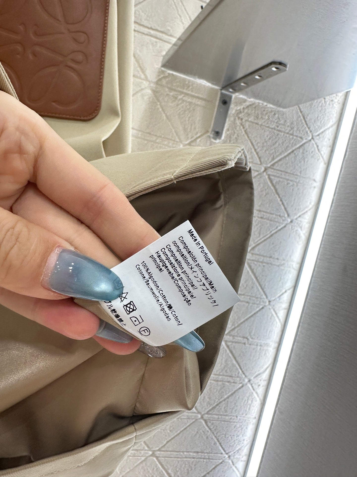 25fw Leather tag pocket jacket