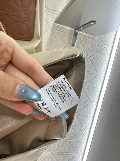 25fw Leather tag pocket jacket