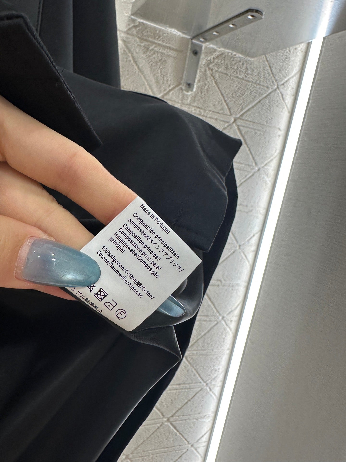 25fw Leather tag pocket jacket