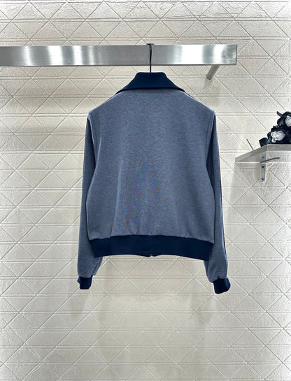 25fw Color blocking jacket and pants set