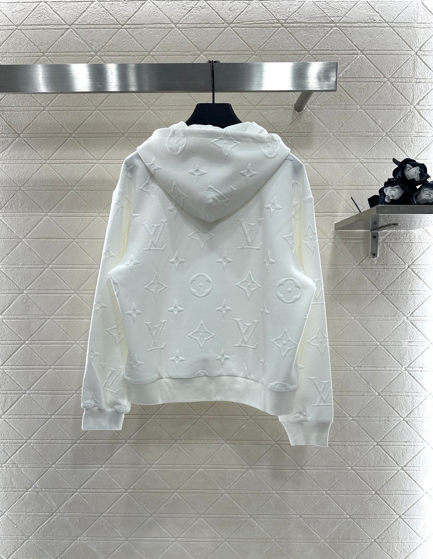 25fw Embossed hooded set