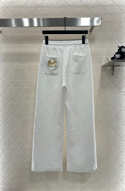 25fw Embossed hooded set