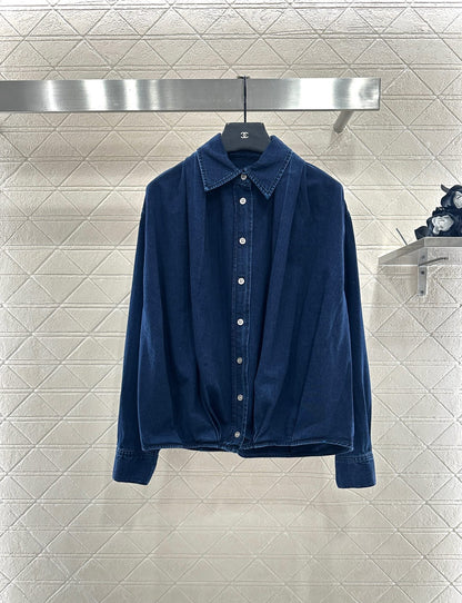 25fw Cowboy shirt and lantern pants set