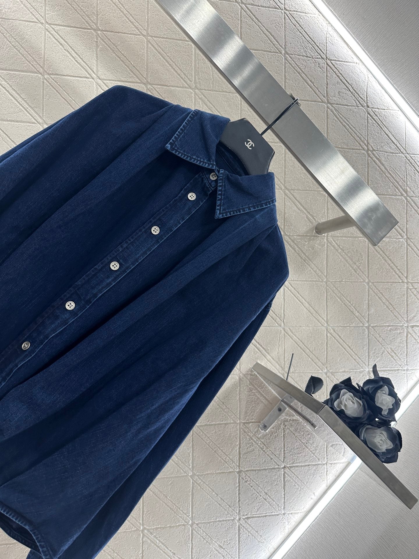 25fw Cowboy shirt and lantern pants set