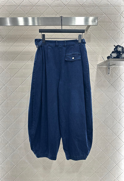 25fw Cowboy shirt and lantern pants set