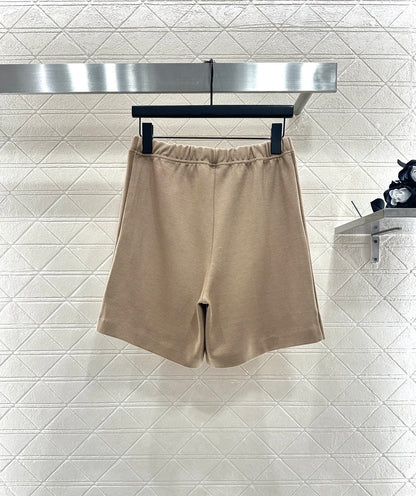 25fw Color blocking jacket shorts set