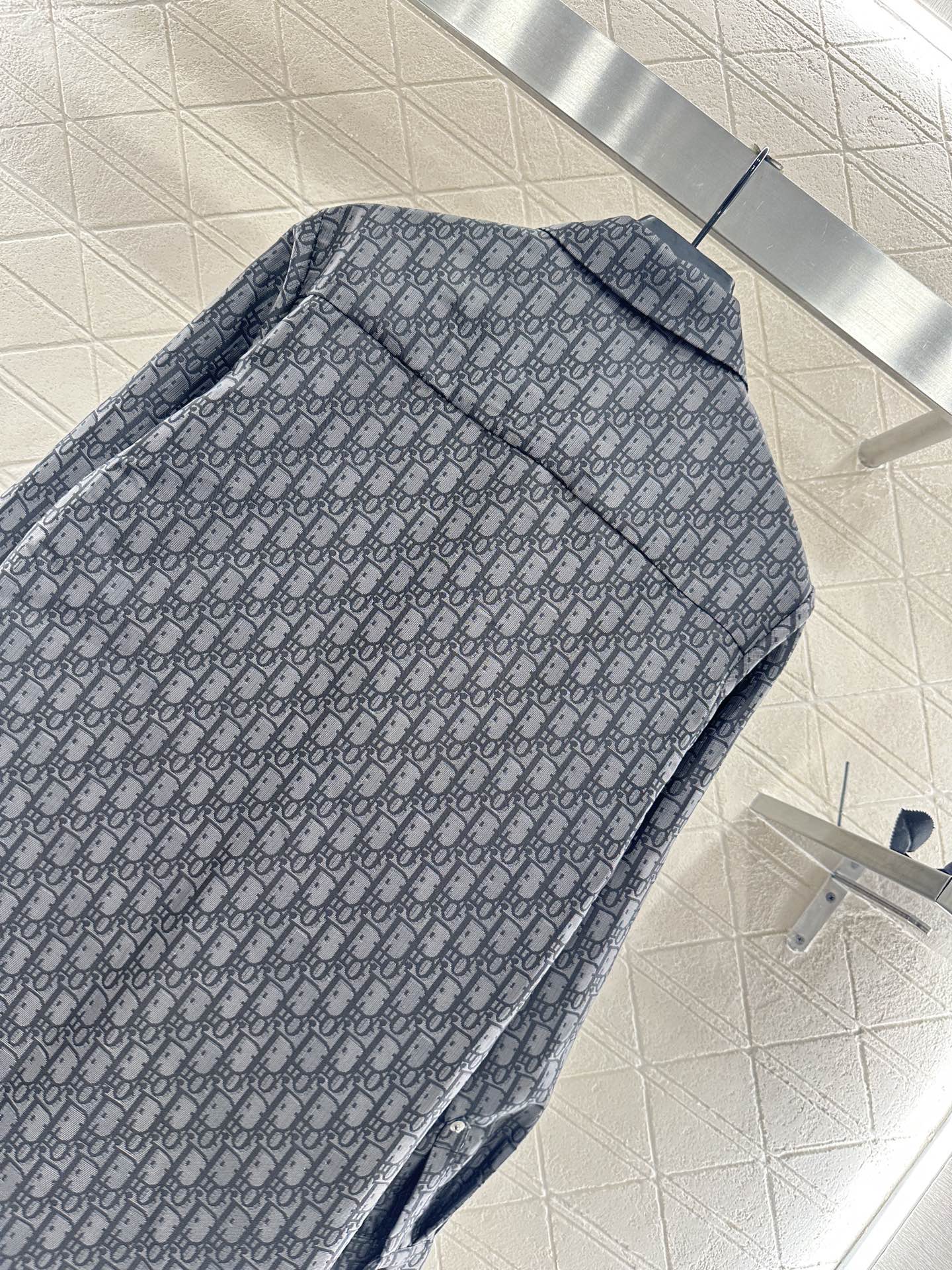 25fw Jacquard collar shirt