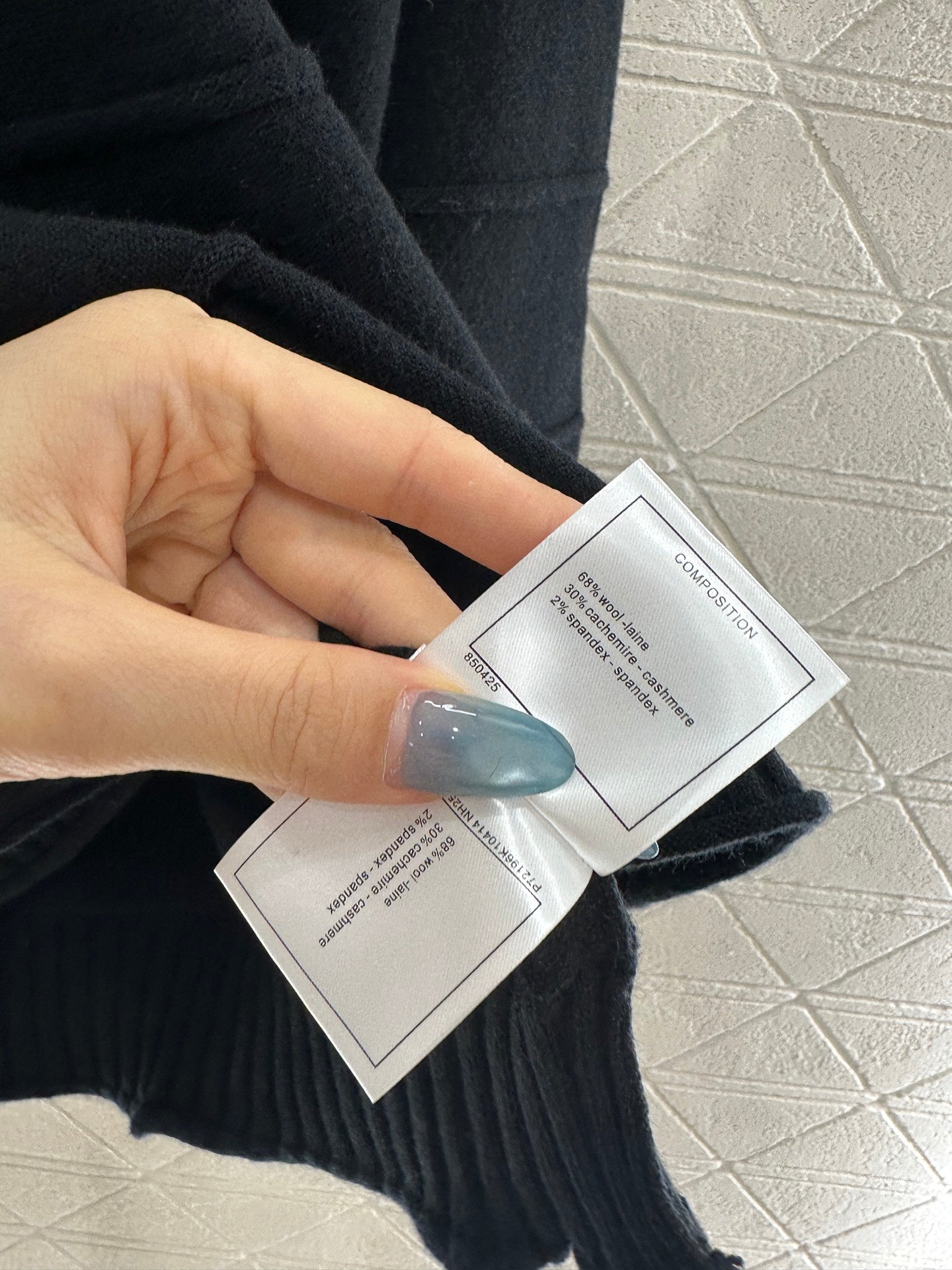 25fw Head letter knitted top and pants set