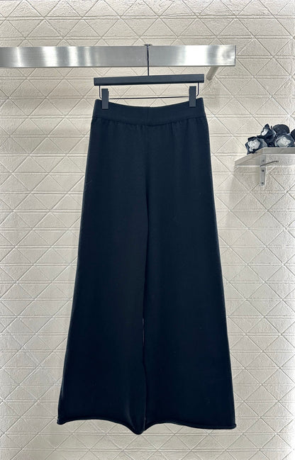 25fw Head letter knitted top and pants set