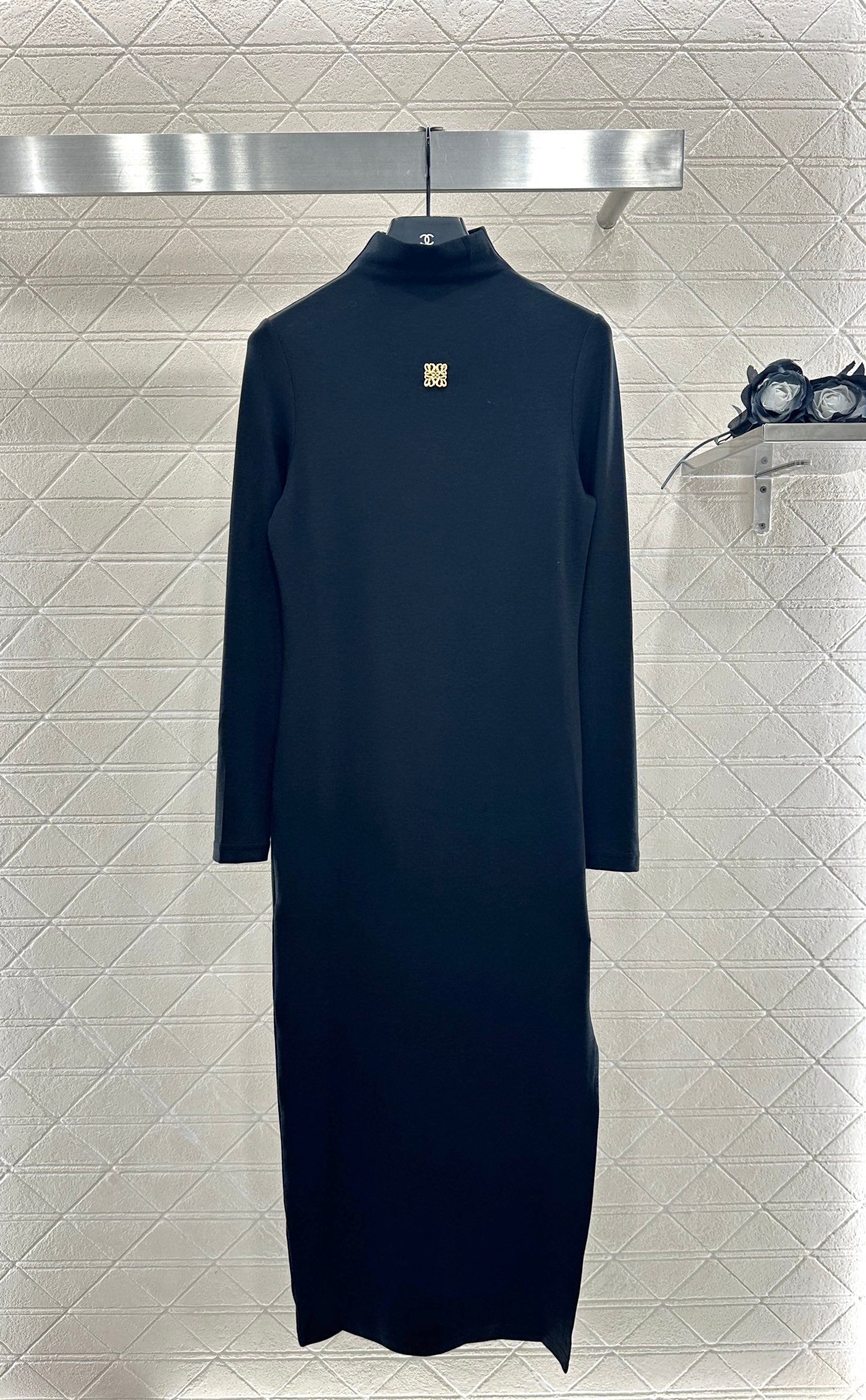 25fw Tailored Totem High Collar Bottom Dress