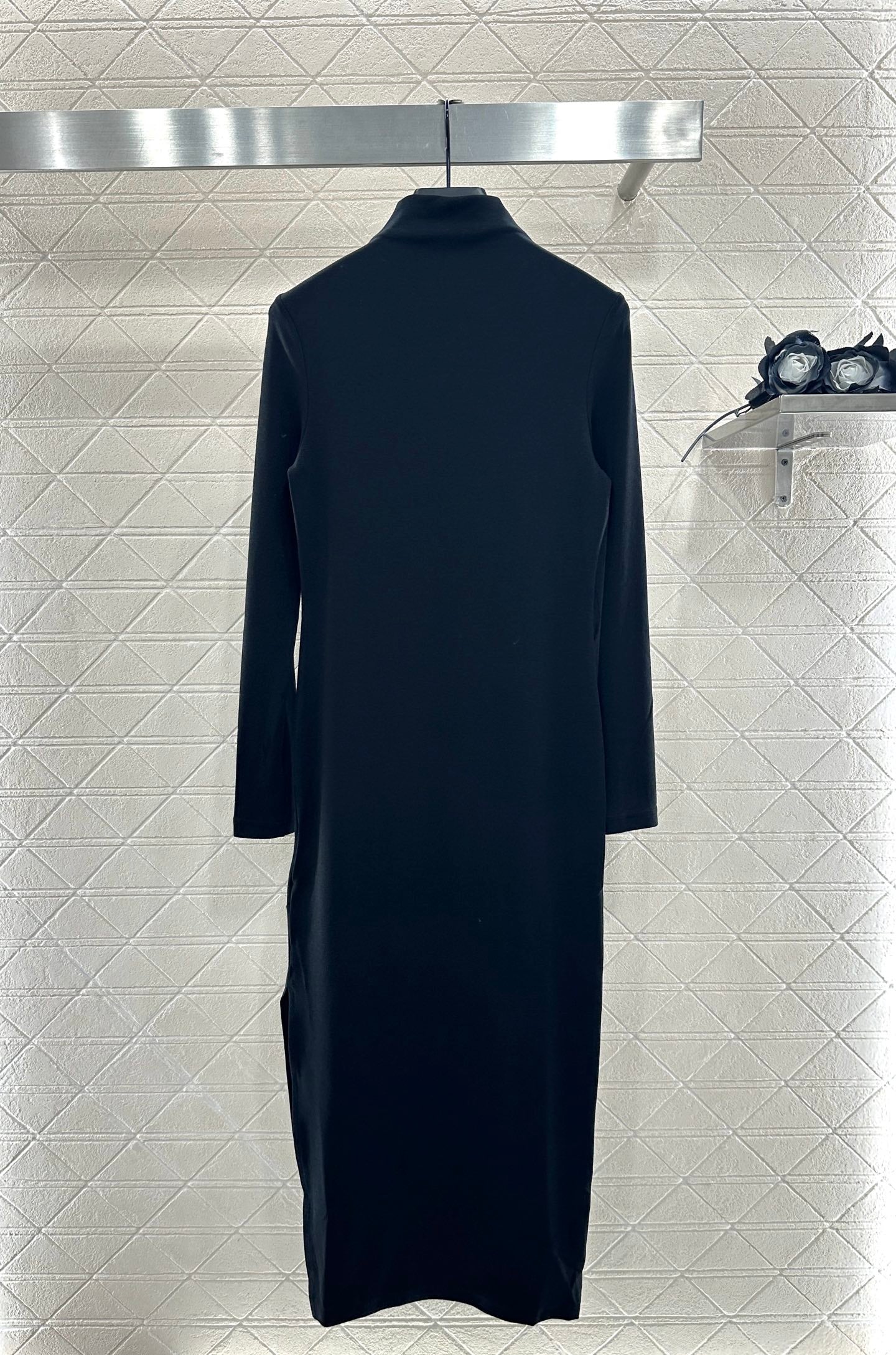 25fw Tailored Totem High Collar Bottom Dress