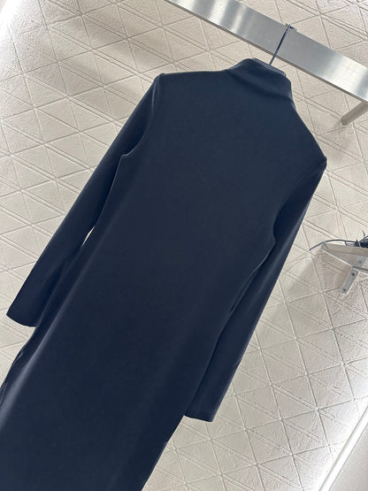 25fw Tailored Totem High Collar Bottom Dress