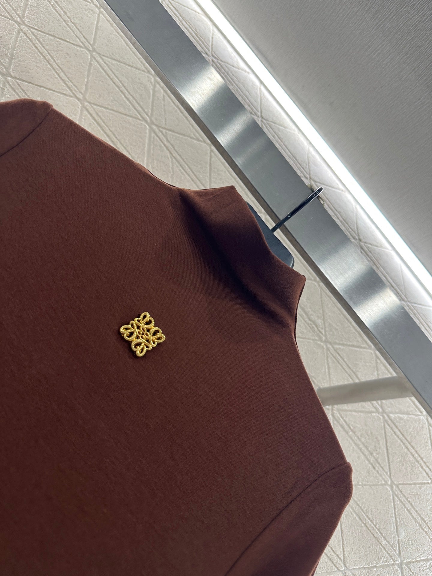 25fw Tailored Totem High Collar Bottom Dress