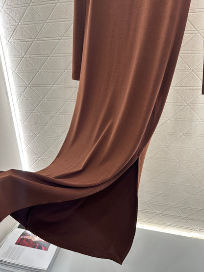 25fw Tailored Totem High Collar Bottom Dress