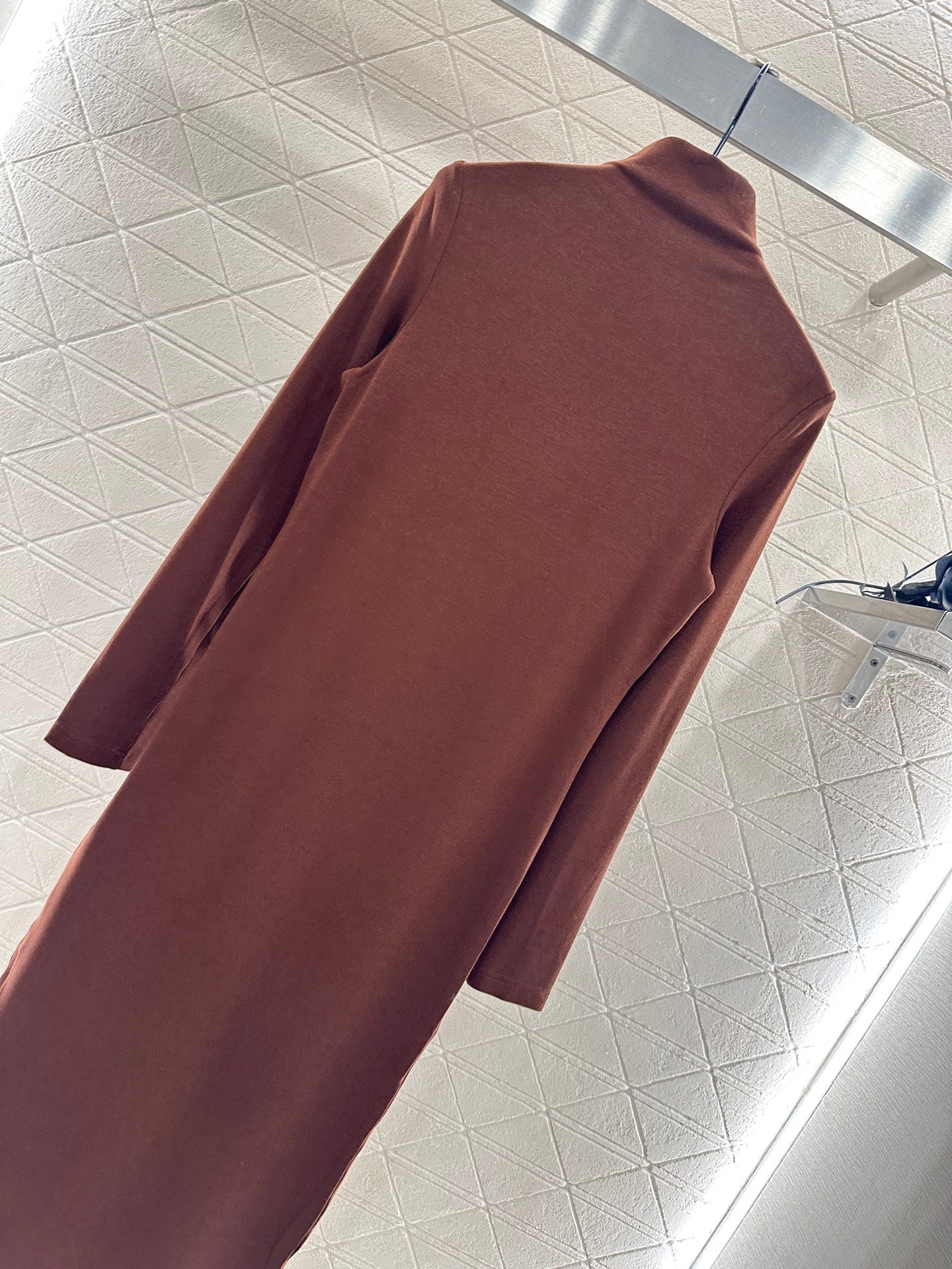25fw Tailored Totem High Collar Bottom Dress