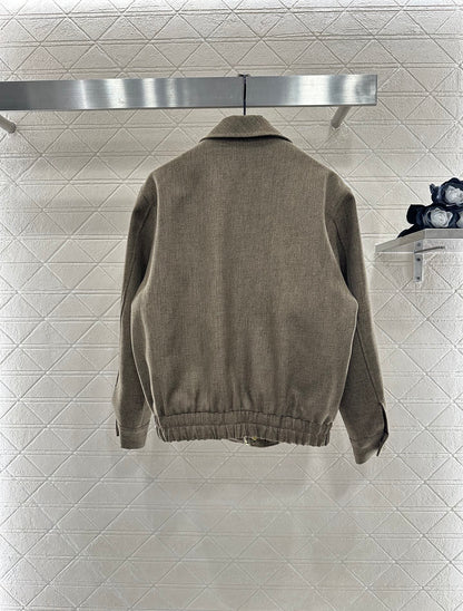 Jacket jacket pleated skirt set