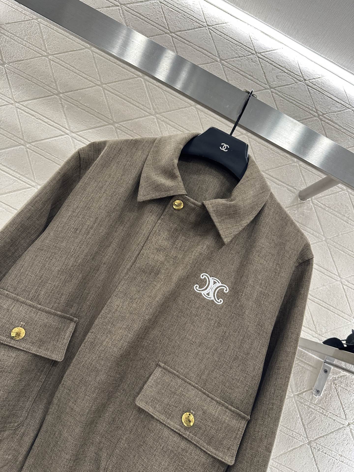 Jacket jacket pleated skirt set