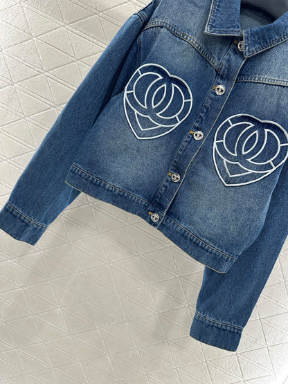 Love Double C denim jacket