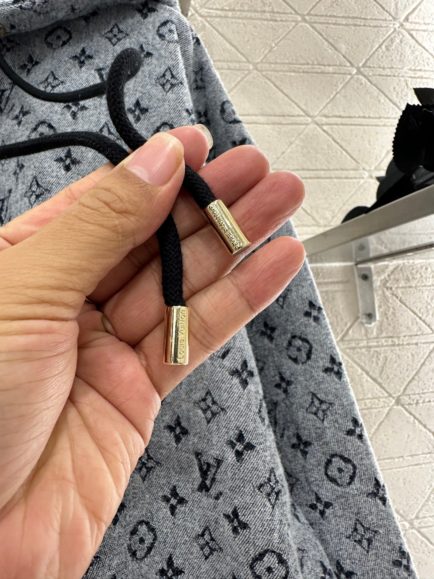 Jacquard hooded jacket