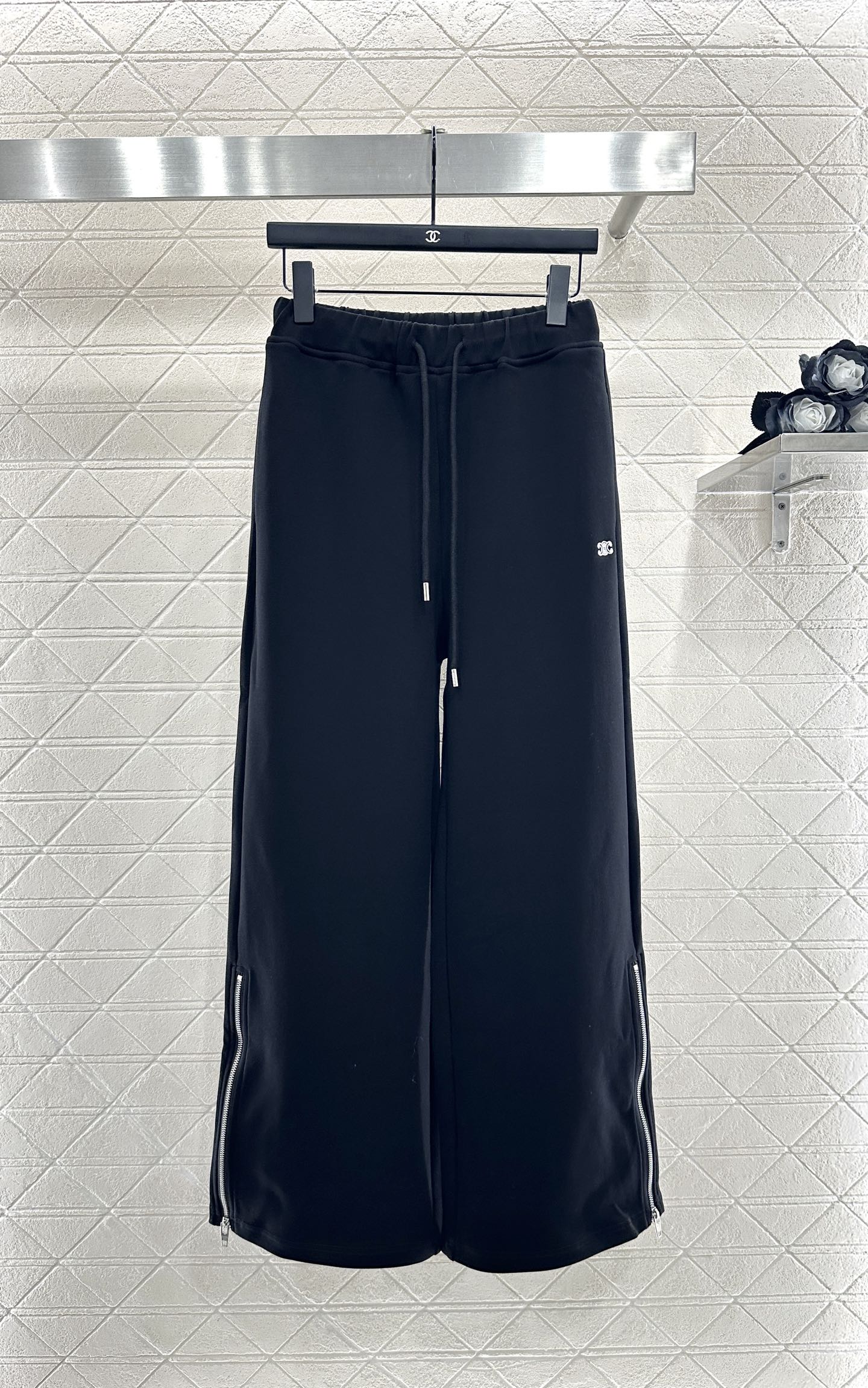 Hooded Zipper Hoodie Pants Set