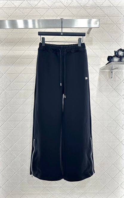 Hooded Zipper Hoodie Pants Set