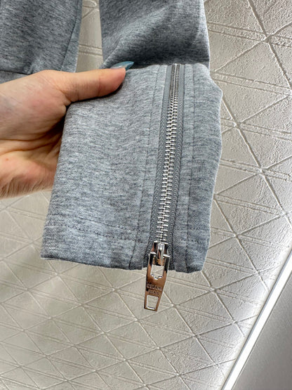 Hooded Zipper Hoodie Pants Set