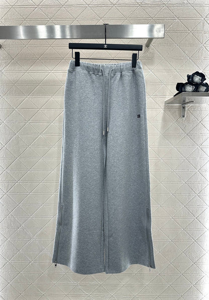 Hooded Zipper Hoodie Pants Set