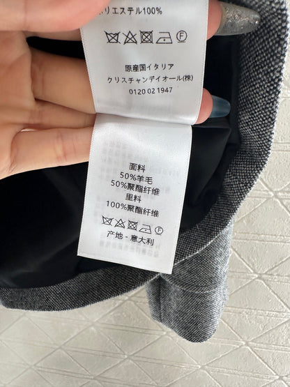 Lapel waistband woolen coat