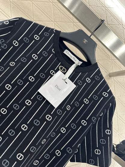 Round neck printed T-shirt