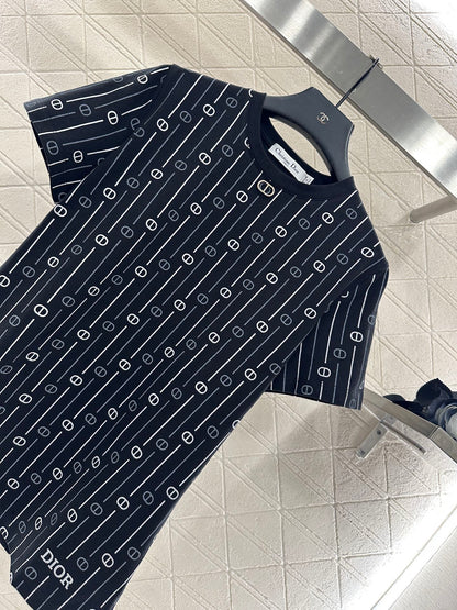 Round neck printed T-shirt