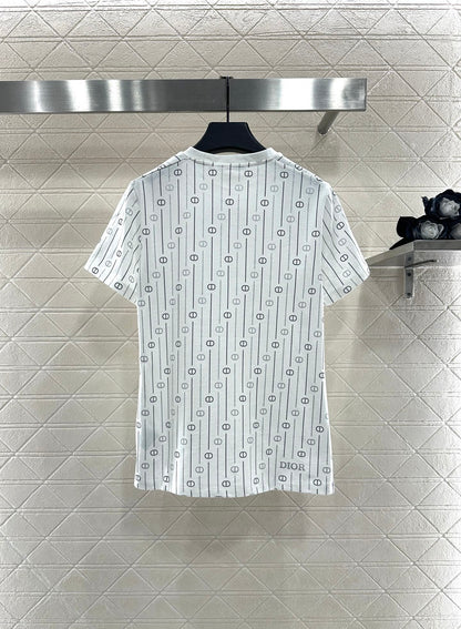 Round neck printed T-shirt