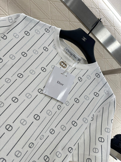 Round neck printed T-shirt