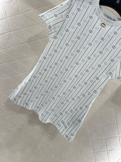 Round neck printed T-shirt