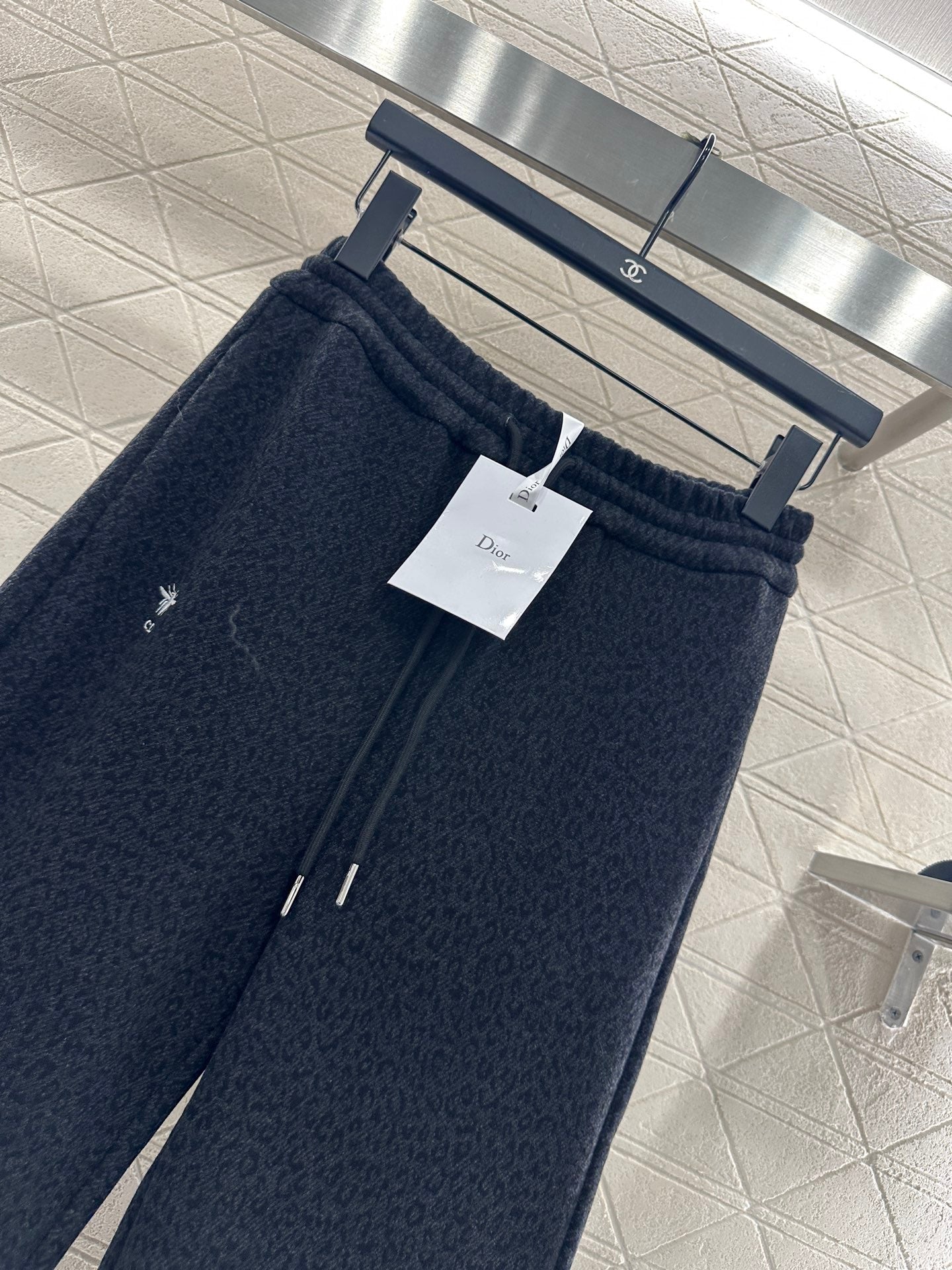 High waisted drawstring wide leg pants