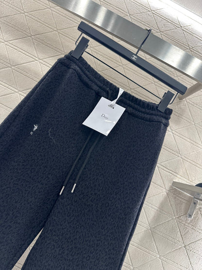 High waisted drawstring wide leg pants