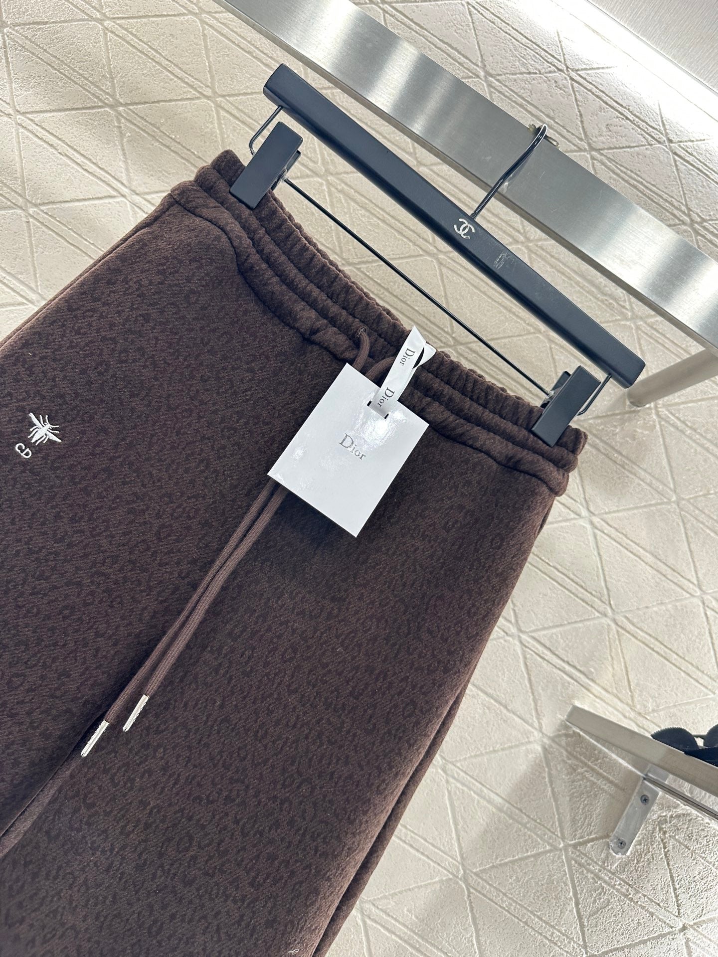 High waisted drawstring wide leg pants