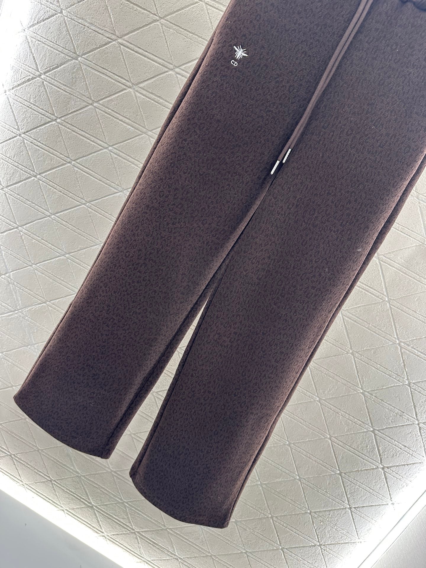 High waisted drawstring wide leg pants