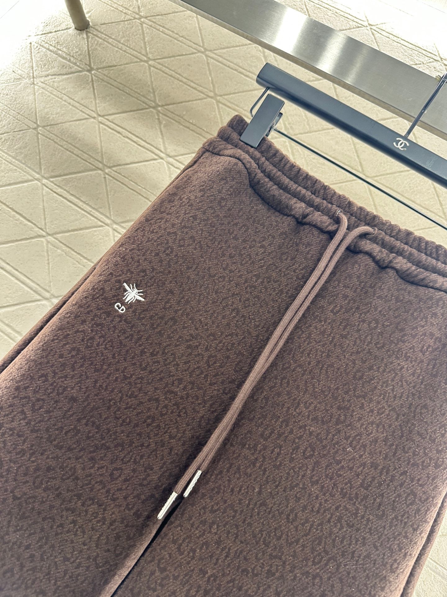 High waisted drawstring wide leg pants