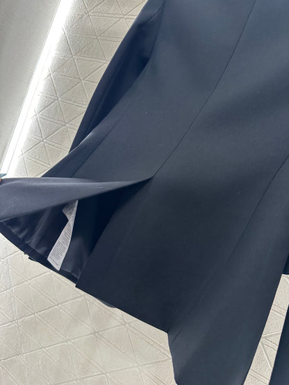 Collar suit jacket shorts set