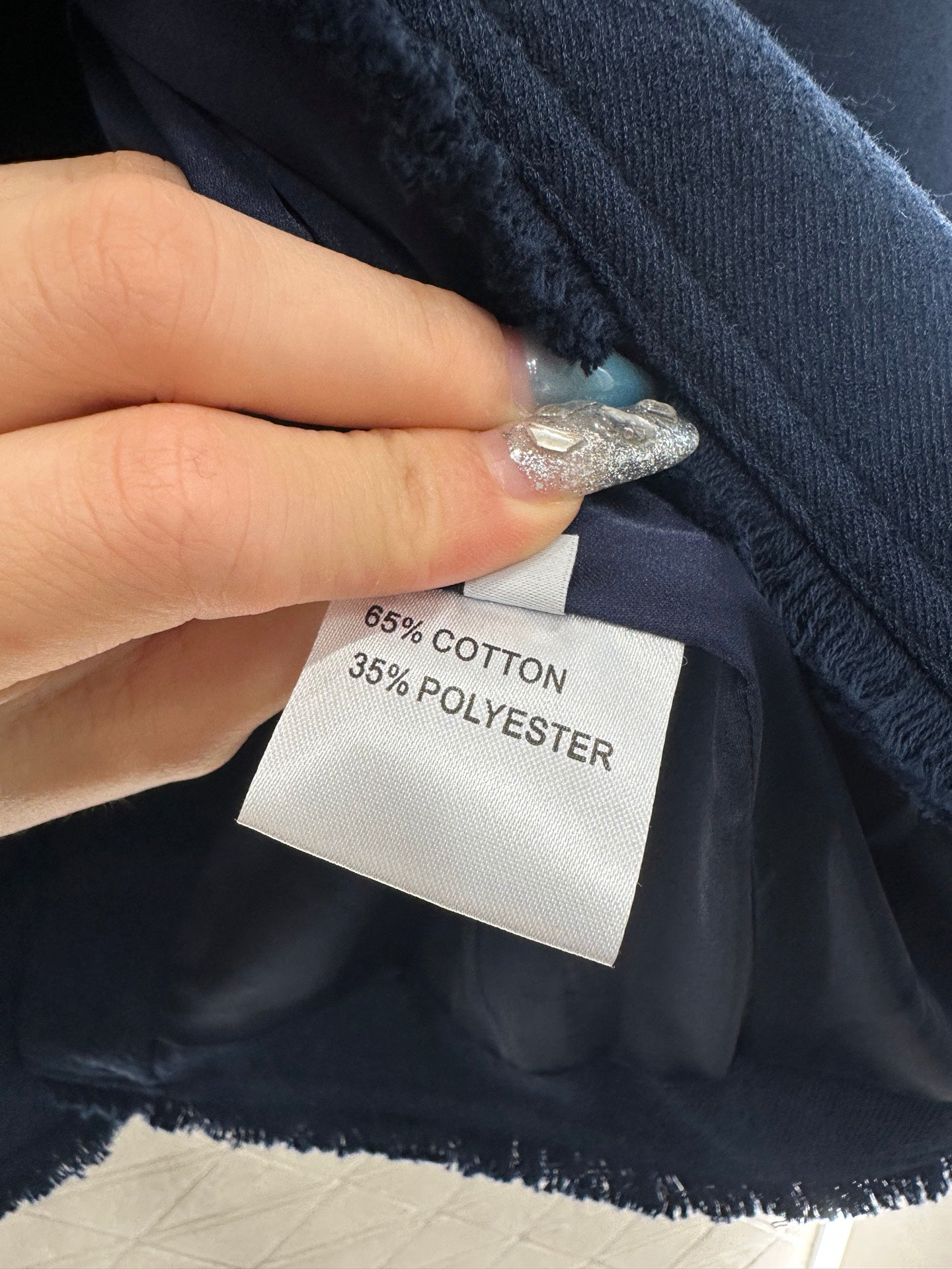 Woolen edge pocket suit jacket