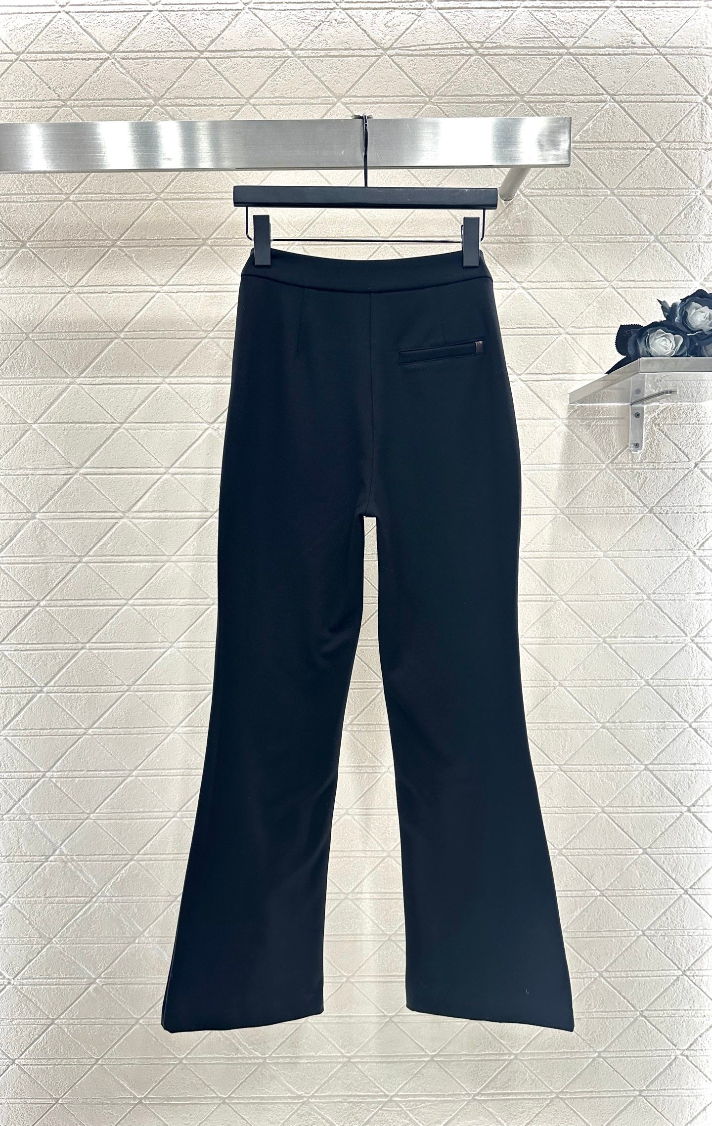 Zipper vest pants set