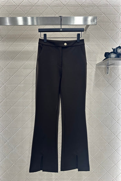 Zipper vest pants set