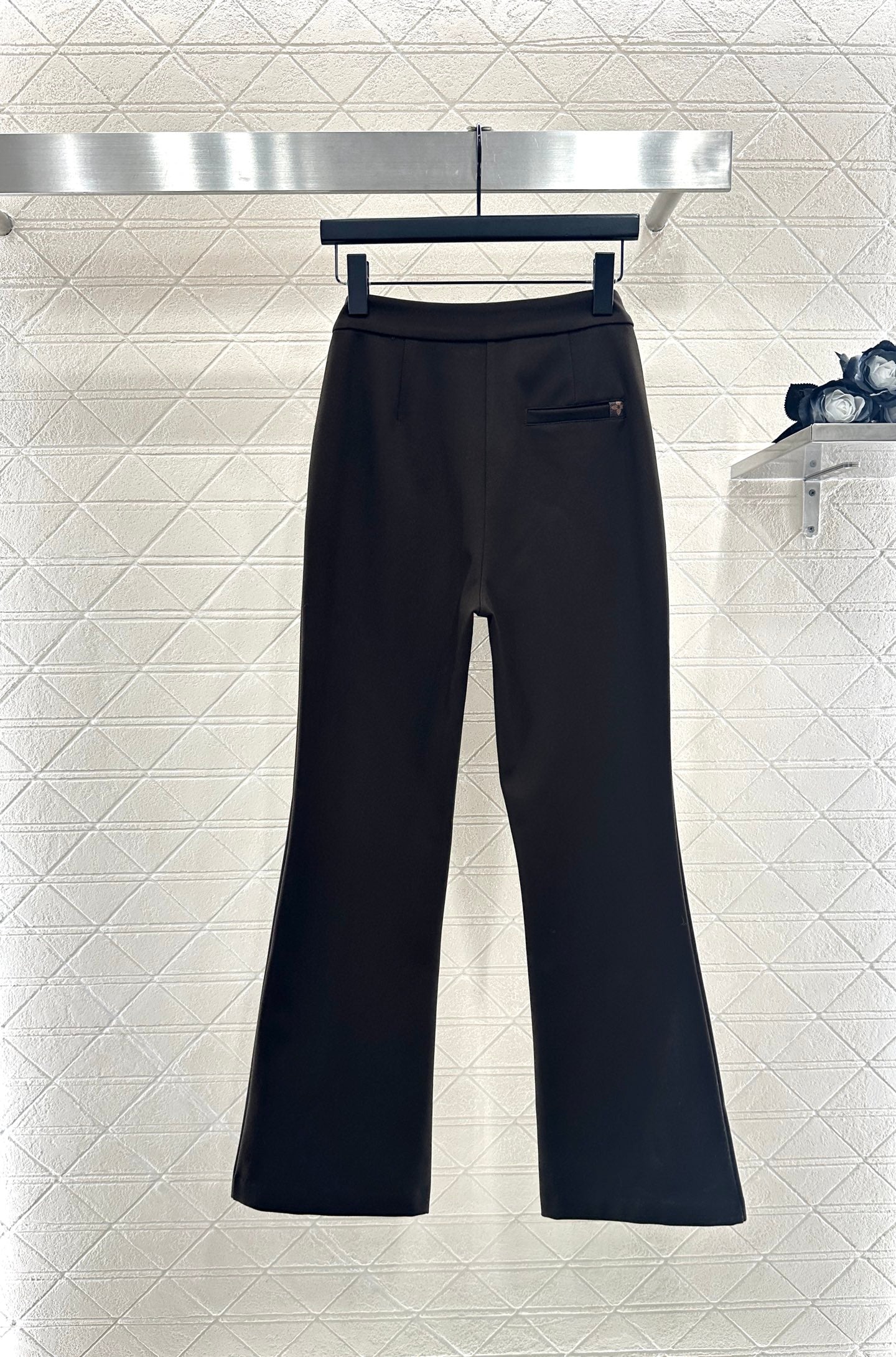 Zipper vest pants set