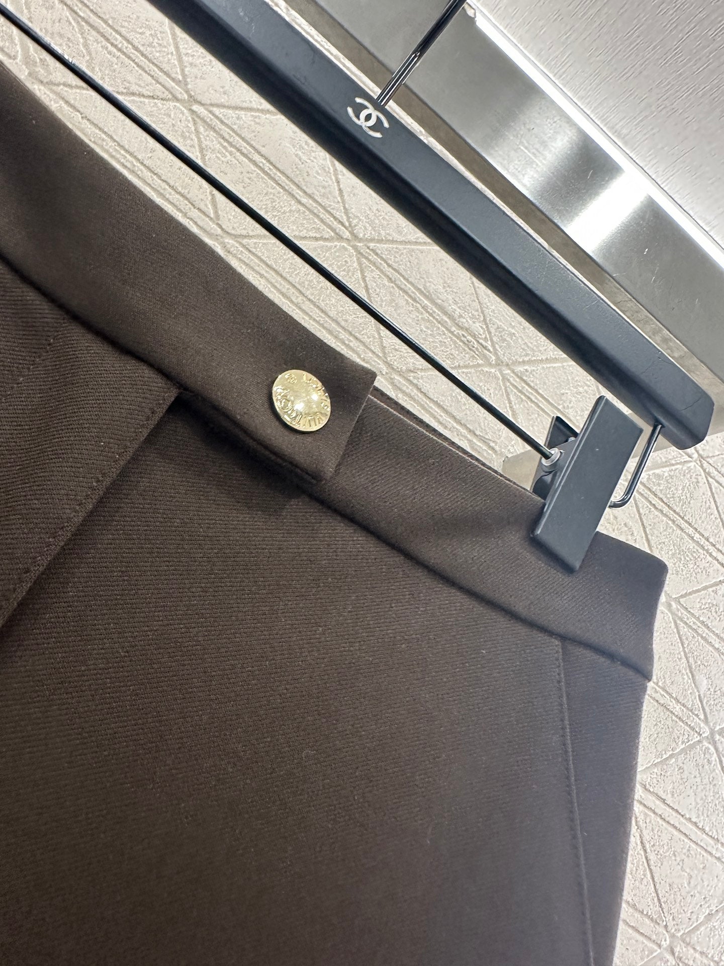 Zipper vest pants set