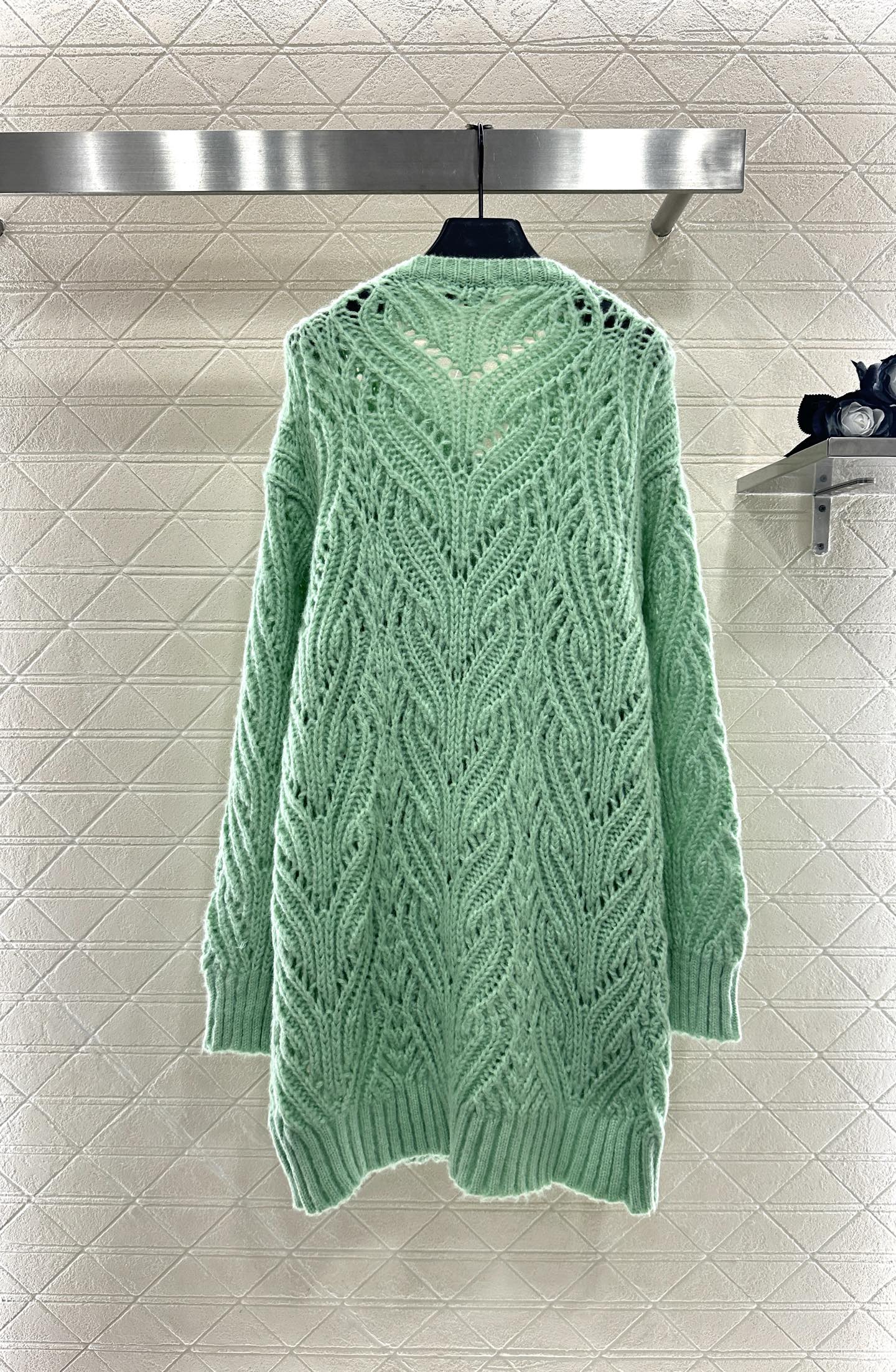 Bow hollow knitted skirt