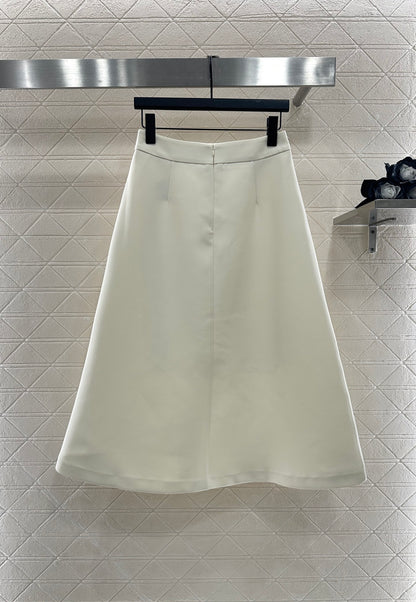 Suit jacket pleated skirt set