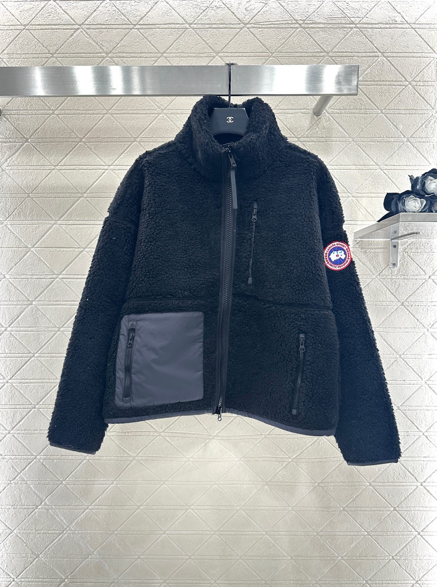 Teddy plush jacket