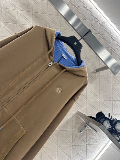 Wrong color hooded zipper jacket